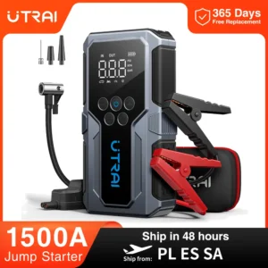 UTRAI 1500A Car Jump Starter Power Bank with 150PSI Air Pump 2024 Model